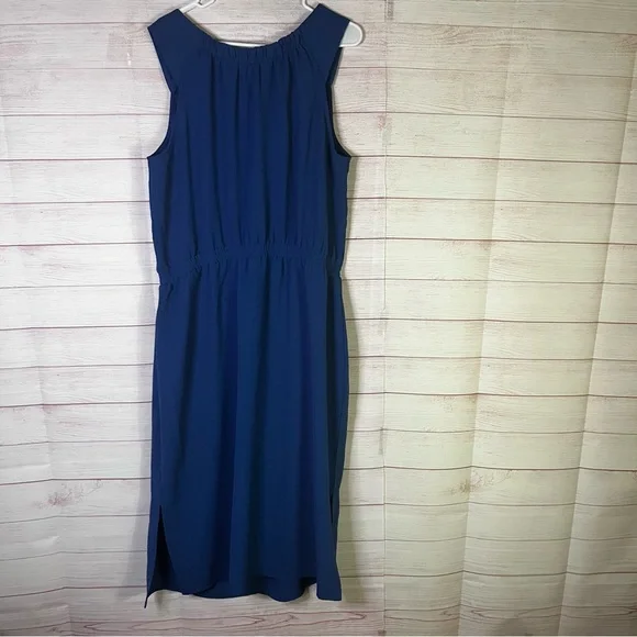 Universal Standard Isola Crinke Crepe Sleeveless Dress Size S / 14-16 - Picture 8 of 8
